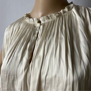 CURRENT AIR Elegant Cream Blouse